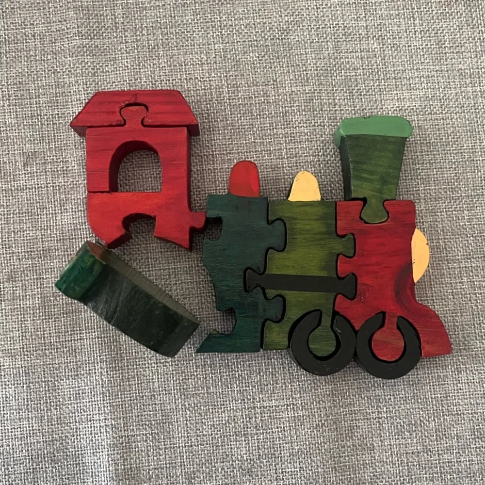 Colorful Wooden Puzzle Toy